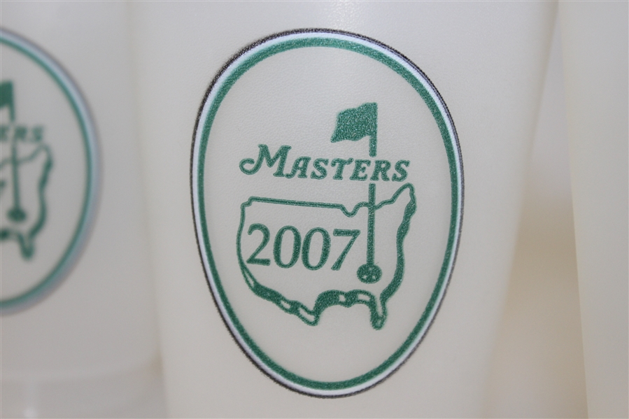 2007 Masters Logo Reusable Cups - Four 