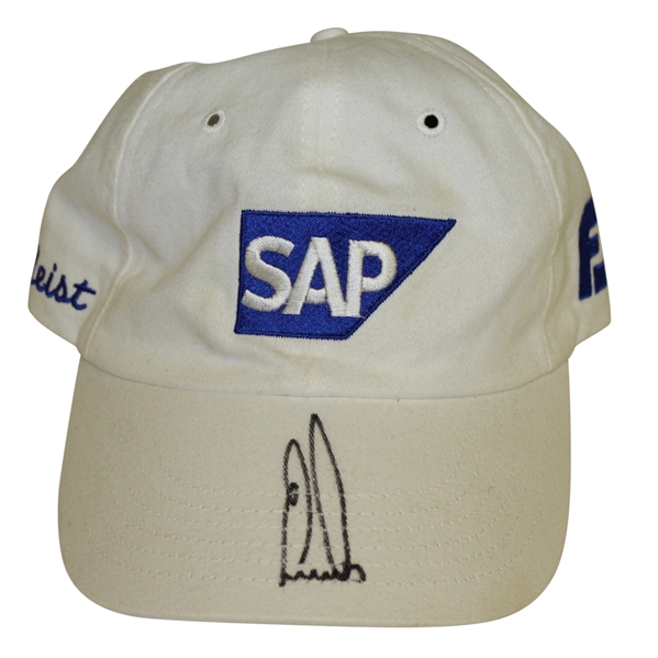 Ernie Els Signed SAP Unstructured White Hat w/ JSA Letter