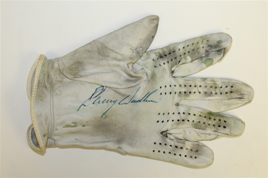 Charley Hoffman & Lanny Wadkins Signed Gloves JSA ALOA