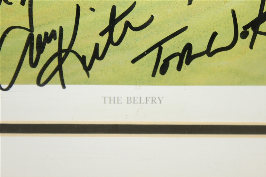 The Belfry Signed Baxter Print By US Ryder Cup Team JSA ALOA