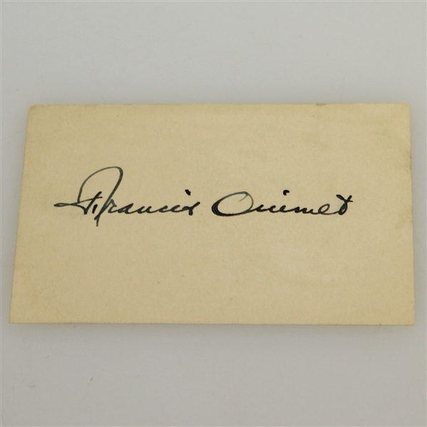 Francis Ouimet Vintage Fountain Pen Autograph JSA AOLA