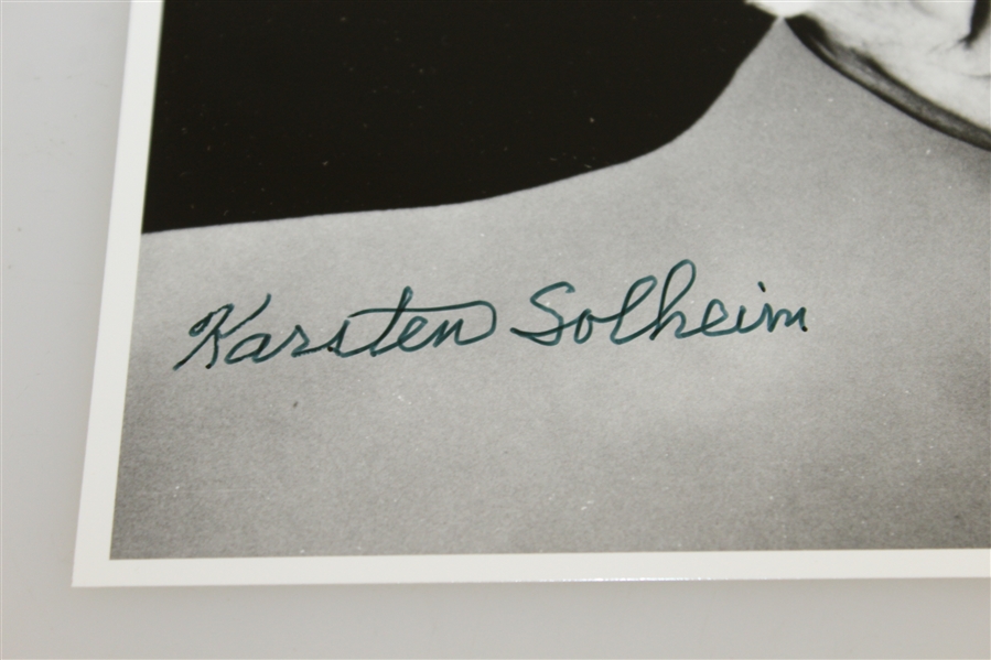 Karsten Solheim Signed Photo JSA ALOA