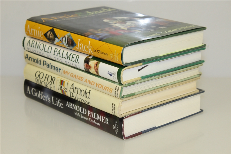 5 Arnold Palmer Hardcover Books