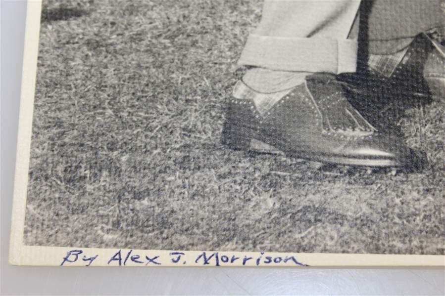 Bing Crosby Shot By Alex Morrison Inscribed To Alex By Crosby JSA ALOA