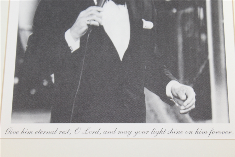 Matted Funeral Program from Frank Sinatra's Funeral Mass - May 20, 1998