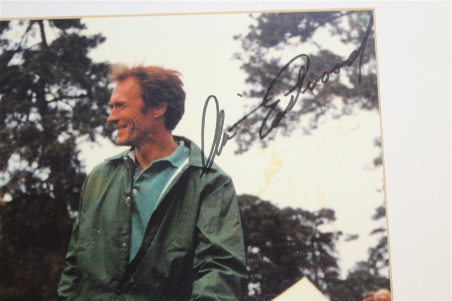 Clint Eastwood Signed Matted Golf Tournament Photo PSA/DNA #AG01110