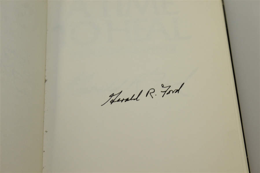 President Gerald Ford Signed 'A Time to Heal' Autobiography to Doug Sanders PSA/DNA #AG00111