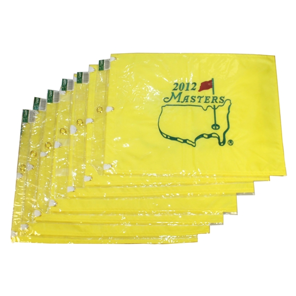 Seven 2012 Masters Embroidered Flags - Bubba Watson First Green Jacket
