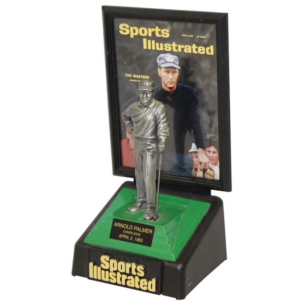 Arnold Palmer '1962 Sports Illustrated' Pewter Statue & Repro Magazine Display