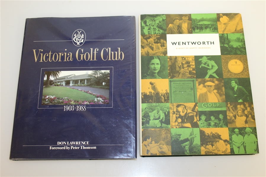 Four Club History Books - Kittansett Club, Ballycastle GC, Victoria GC, & Wentworth