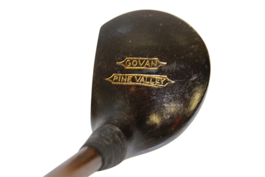 Govan Pine Valley Socket Head Wood Shafted Play Club - Very Good Condition