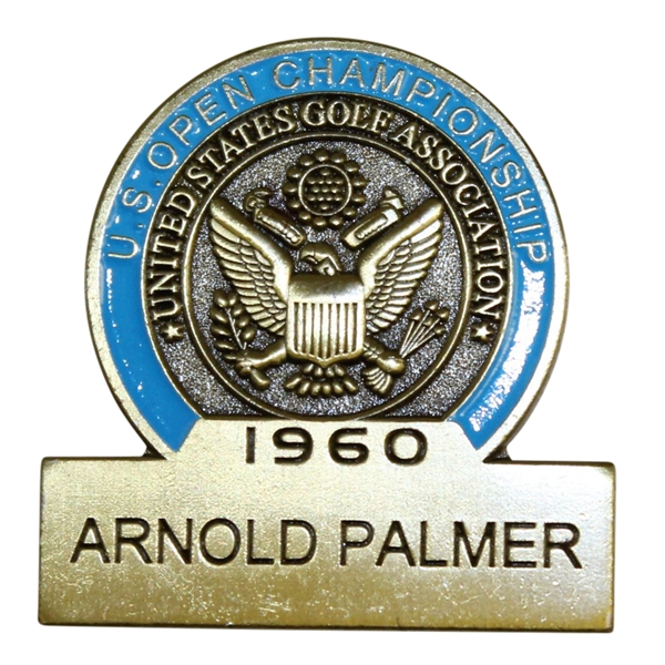 Arnold Palmer 1960 US Open Commemorative Contestant Badge - 2017 US Open Limited!