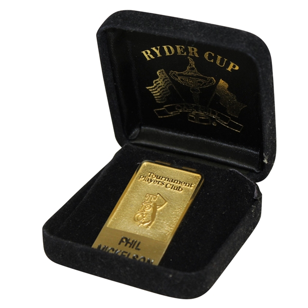 Phil Mickelson TPC Tournament Players Club Money Clip by Pro Clip in Box