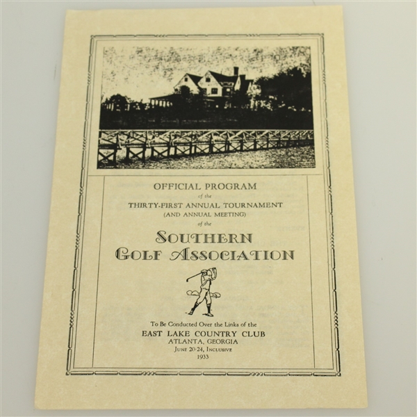 Ltd Ed 'The Basic Golf Swing' by Robert T. Bobby Jones with Facsimile 1933 SGA Program
