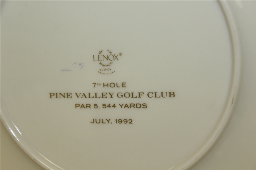 Pine Valley Golf Club Lenox Warner Shelly Bowl - 7th Hole