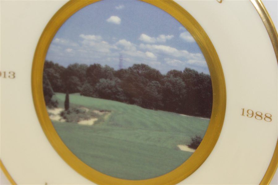 Pine Valley Golf Club 75 Years Lenox 1913-1988 Warner Shelly Bowl - 13th Hole