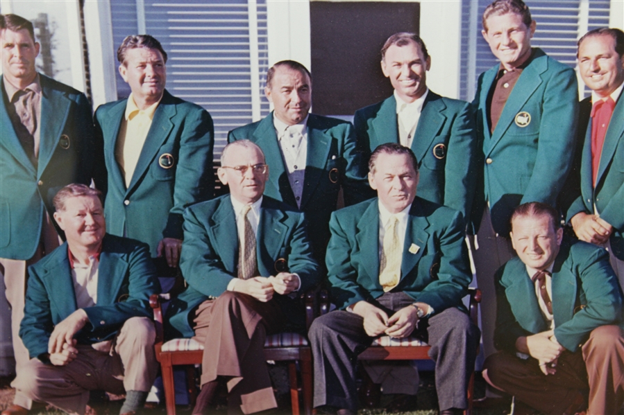 Masters Champions Dinner 1955 Photo In Green Jackets - Winners 1934-1954 Plus Jones & Roberts