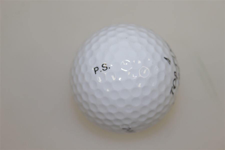 Payne Stewart Signed Top-Flite Balata Golf Ball FULL JSA #Z97996
