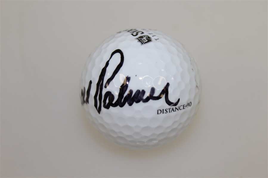 Arnold Palmer Signed Seattle Golf Club Wilson Staff Golf Ball FULL JSA #Z88201