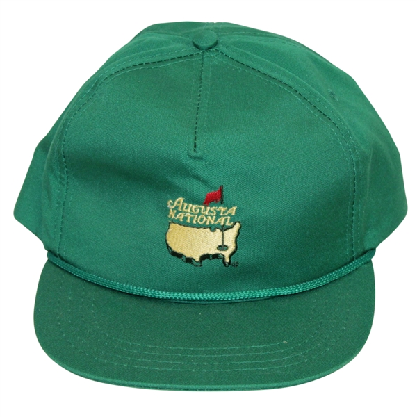 Classic Augusta National Golf Club Logo Green Hat - Made by Derby Cap