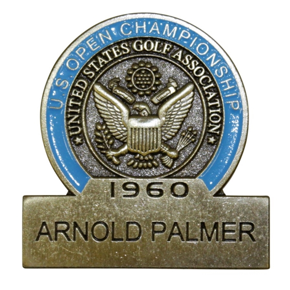 Arnold Palmer 1960 US Open Commemorative Contestant Badge - 2017 US Open Limited!