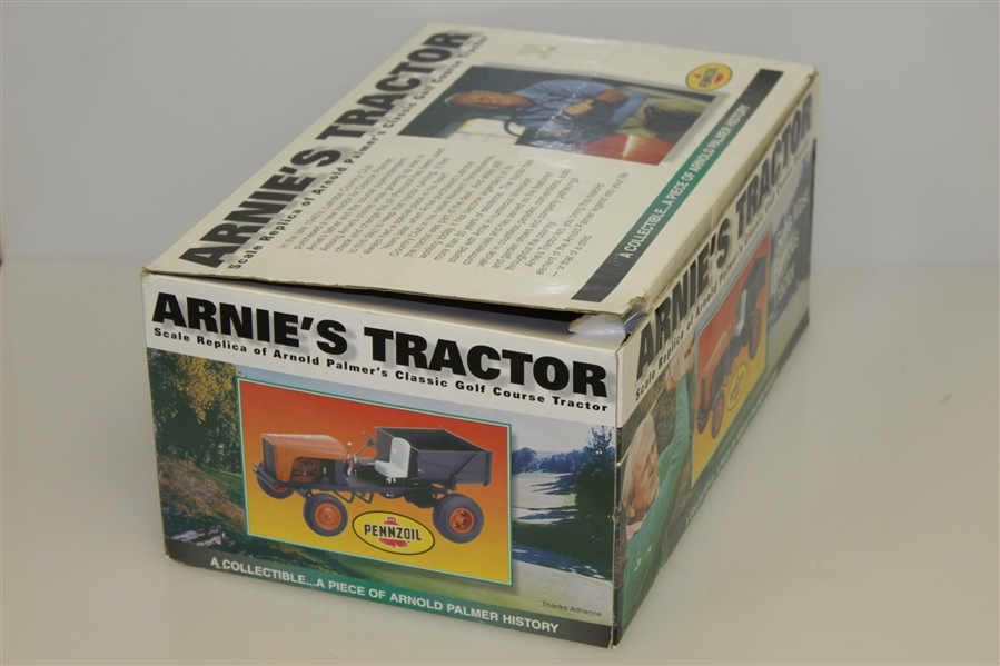 Arnold Palmer Signed 'Arnie's Tractor in Original Box JSA ALOA