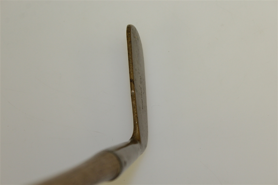 'The Spalding' Large Face Blade Brass Putter