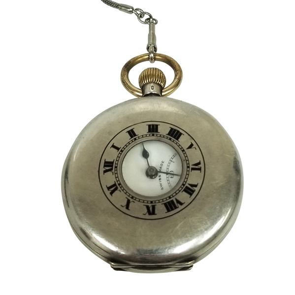 Archie Compston 1925 British Open Championship Runner-Up Gifted Silver Pocket Watch