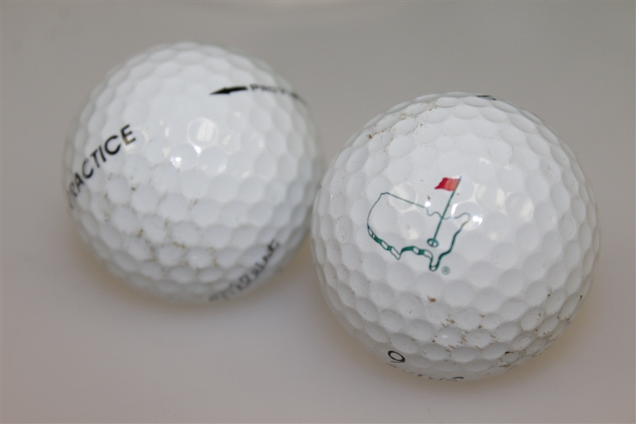 Augusta National Golf Club Range Practice Balls & Golf Ball Bag