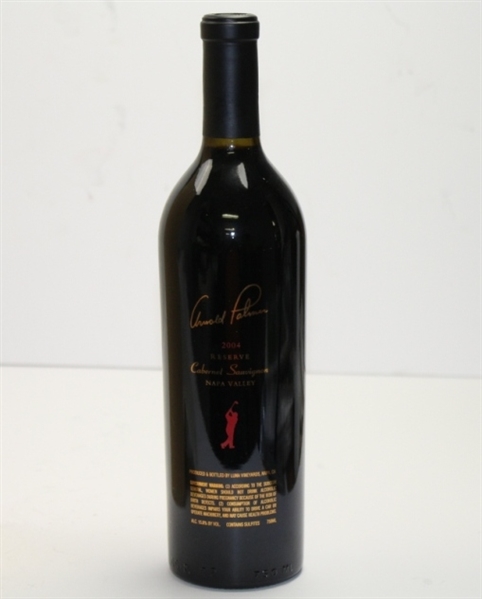2004 Arnold Palmer Cabernet Gifted to Players at Inaugural Arnold Palmer Invitational - 2007