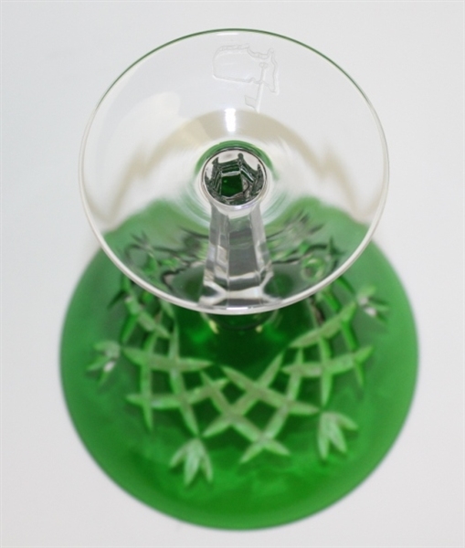 Augusta National Members Limited Pair of Emerald Cut Martini Glasses