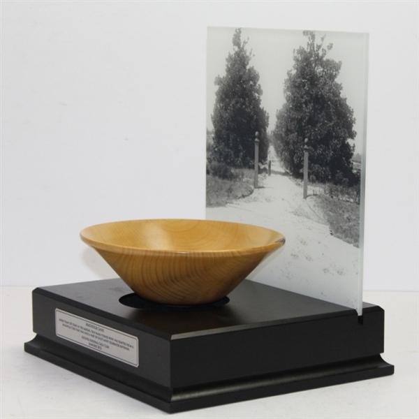 2012 Jamboree 'Magnolia Lane' Bowl with Mounted Picture - Seldom Seen - Wow!