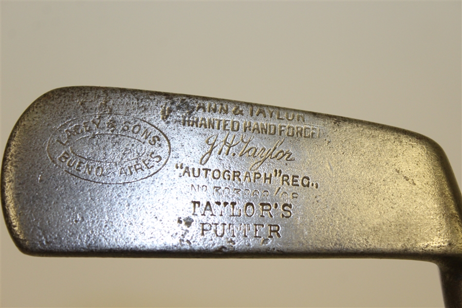 Cann & Taylor Warranted Hand Forged 'Taylor's Putter' Putter -  Lacy & Sons Buenos Aires