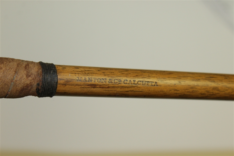 R. Forgan Wood with Crown Stamp with 'Manton & Co. Calcutta Shaft Stamp