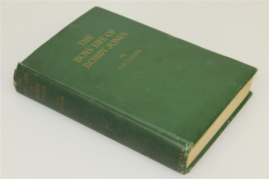 Robert T Jones Signed First Edition 1931 'The Boys' Life of Bobby Jones' by O.B. Keeler Book JSA ALOA