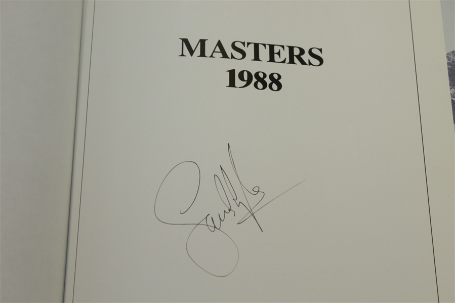 1988 Masters Tournament Annual Book - Signed By Winner Sandy Lyle JSA ALOA