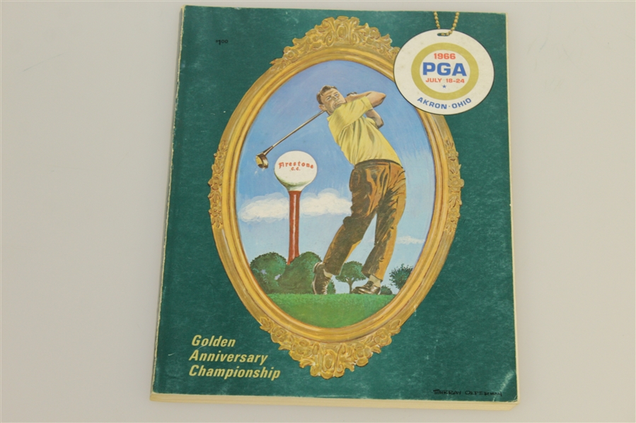 PGA Championship Programs - 1964, 1965 & 1966 - Nichols, Marr & Geiberger Victories