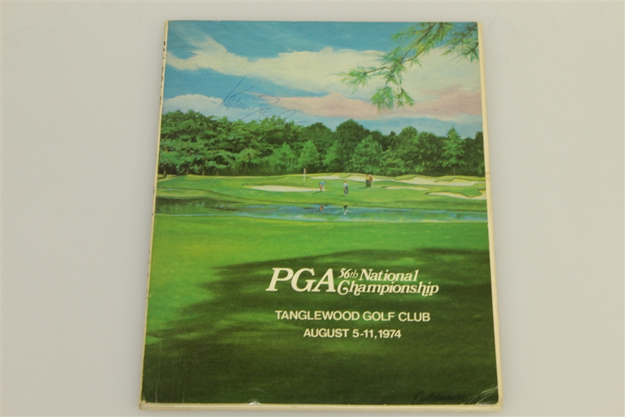PGA Championship Programs - 1974, 1975 & 1976 - Trevino, Nicklaus & Stockton Victories