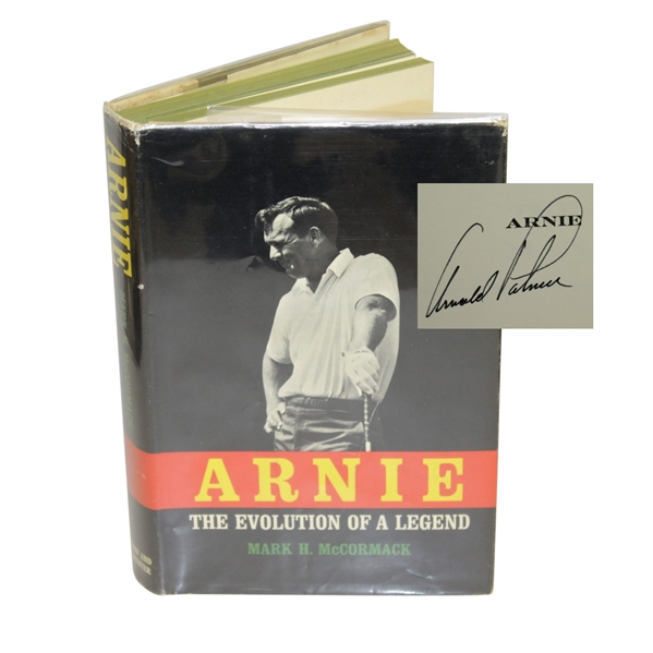 Arnold Palmer Signed 'Arnie: The Evolution of a Legend' by Mark H. McCormack JSA ALOA