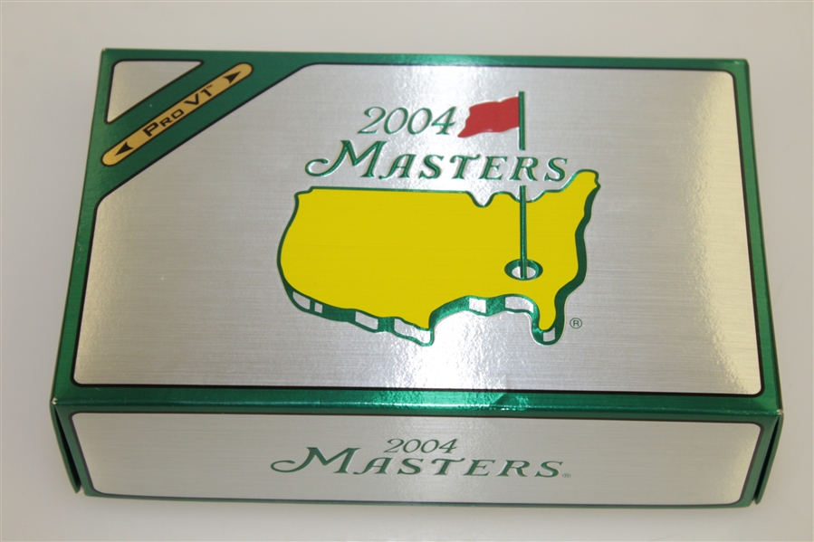 Masters Tournament Complete Sets of Titleist Golf Balls in Sleeves & Boxes - 2001, 2003 & 2004 