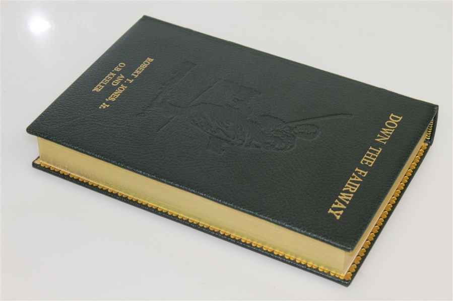Jack Nicklaus Signed Down The Fairway By OB Keeler & Bobby Jones - Print of 300 w/ Leather Slip Case