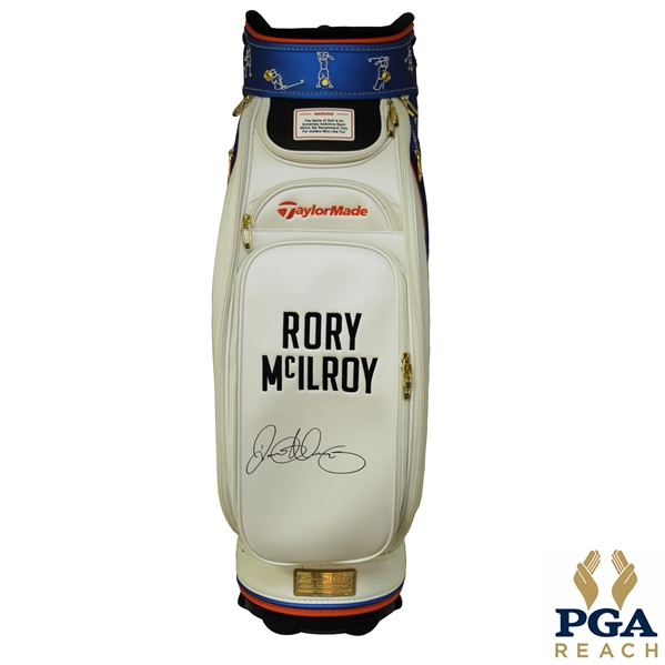 Rory McIlroy Signed TaylorMade Special Edition PGA Jr League Themed Golf Bag JSA ALOA
