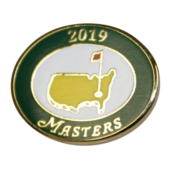 2019 Masters Tournament Employee Pin - Tiger Wins 5th Green Jacket!