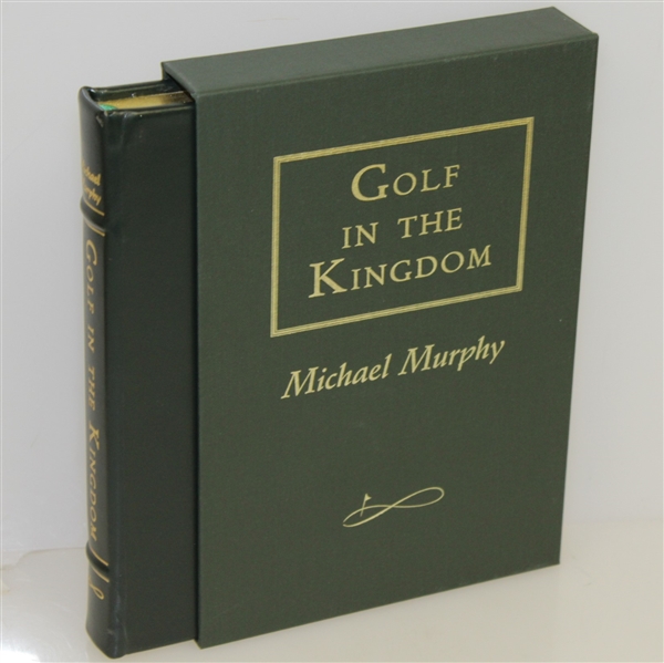 'Golf In the Kingdom' Author Michael Murphy Signed Limited Leather Edition in Slipcase & Box 