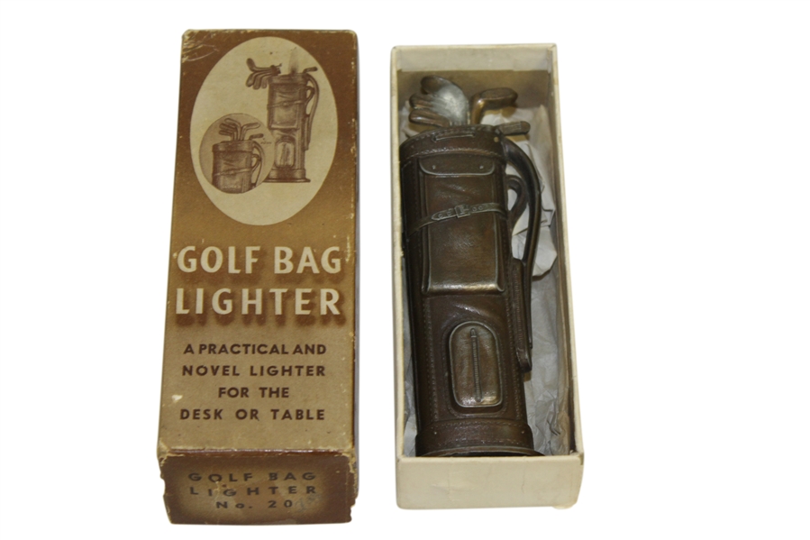 'Golf Bag Lighter - A Practical and Novel Lighter for the Desk or Table' in Original Box