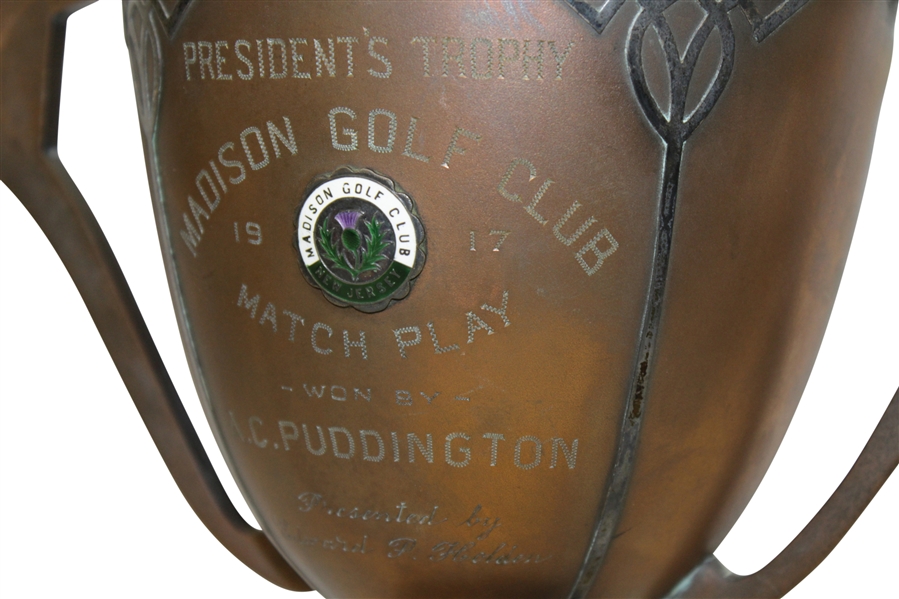 1917 Madison Golf Club President's Cup Engraved Winner's Trophy - New Jersey Club