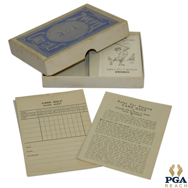 Grover C. Zweifel 'Card Golf' Game - Circa 1932