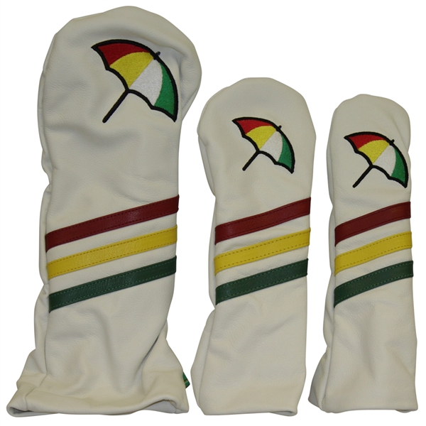 Arnold Palmer Bay Hill Commemorative Driver, Wood, & Utility Head Covers by Stitch with Bag