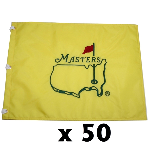 50 Undated Masters Flags - VERY DIFFICULT to find