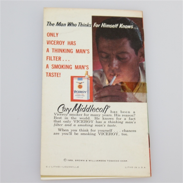 1959 Carry Middlecoff 'The Positive Approach to Better Golf' Pamphlet